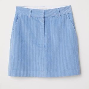 H&M Corduroy mini skirt.